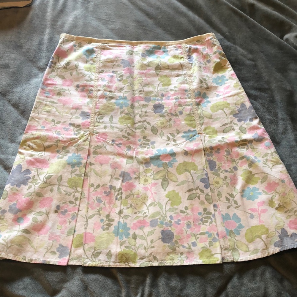 Sigrid Olsen floral skirt